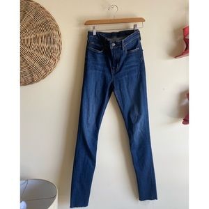 All Saints Roxanne dark wash jeans